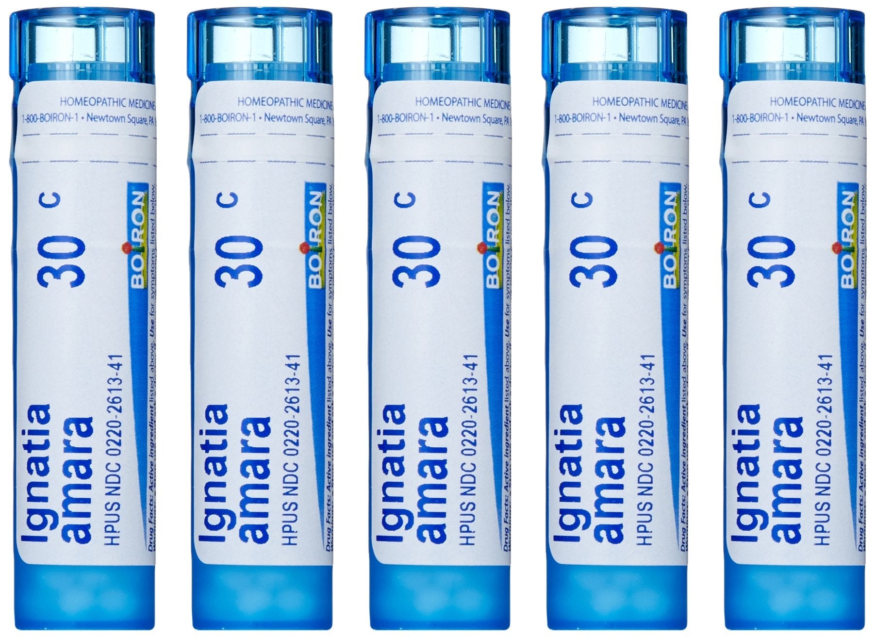 Boiron Ignatia Amara 30C – Homeopathic Stress Medicine (Pack of 5)