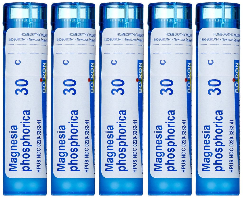 Boiron Magnesia Phosphorica 30C (Pack of 5) – Homeopathic Abdominal Pain Relief