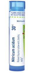 Boiron Nitricum Acidum 30C – Homeopathic Medicine for Fissures & Yellow Warts (Bleeding Easily) – 80 Pellets