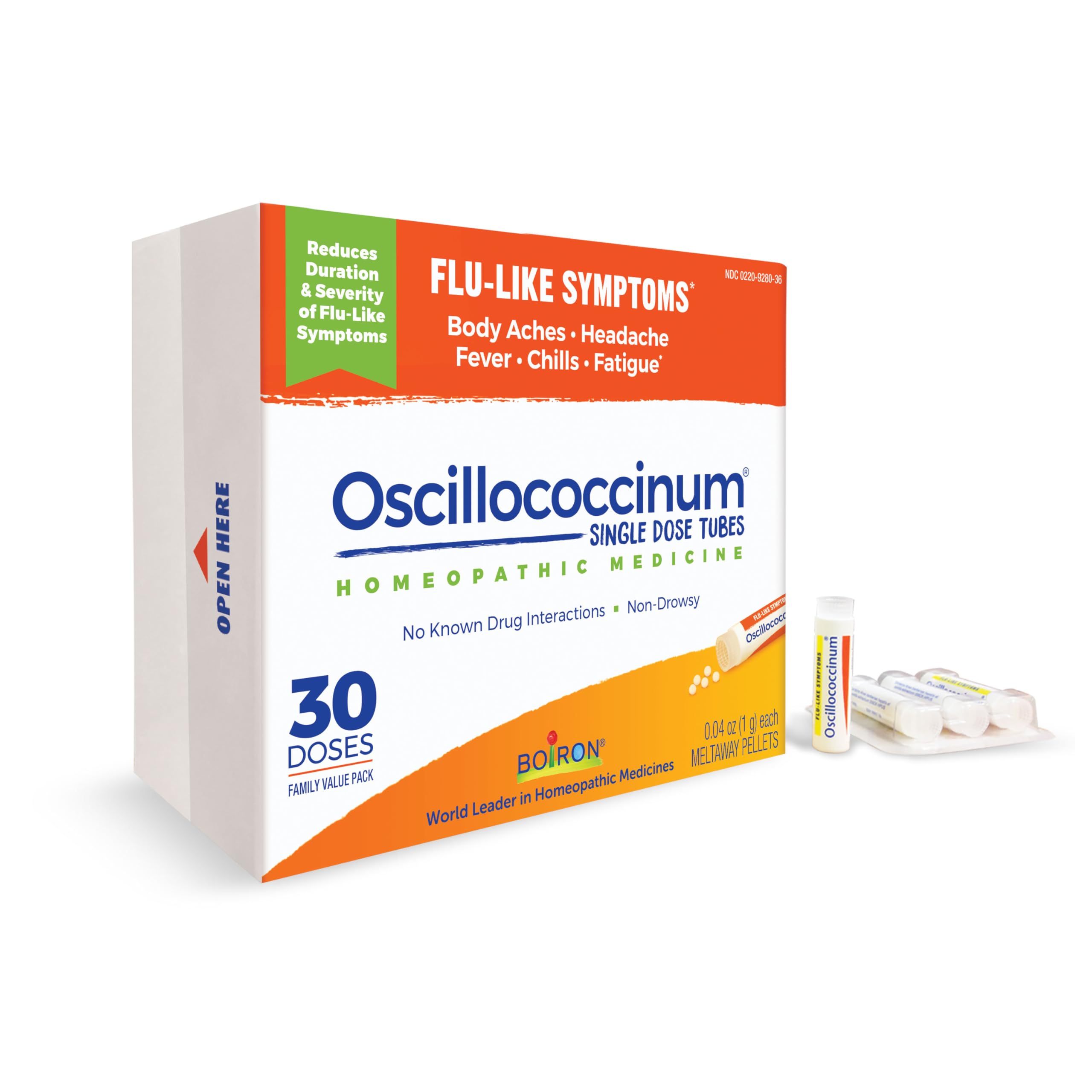 Boiron Oscillococcinum Natural Flu Relief – 30 Doses per Pack (1 Each)