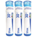 Boiron Silicea 30C – Homeopathic Medicine for Fatigue & Irritability (Pack of 3, 240 Pellets)