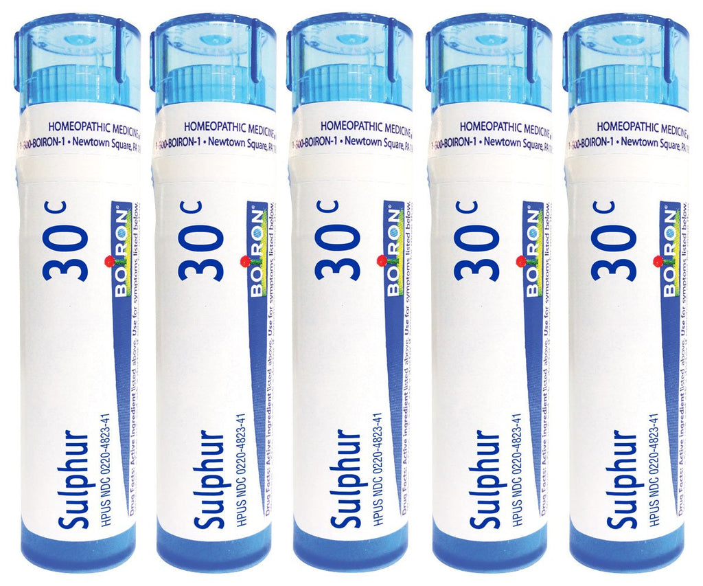 Boiron Sulphur 30C (5x80) – Homeopathic Skin Care