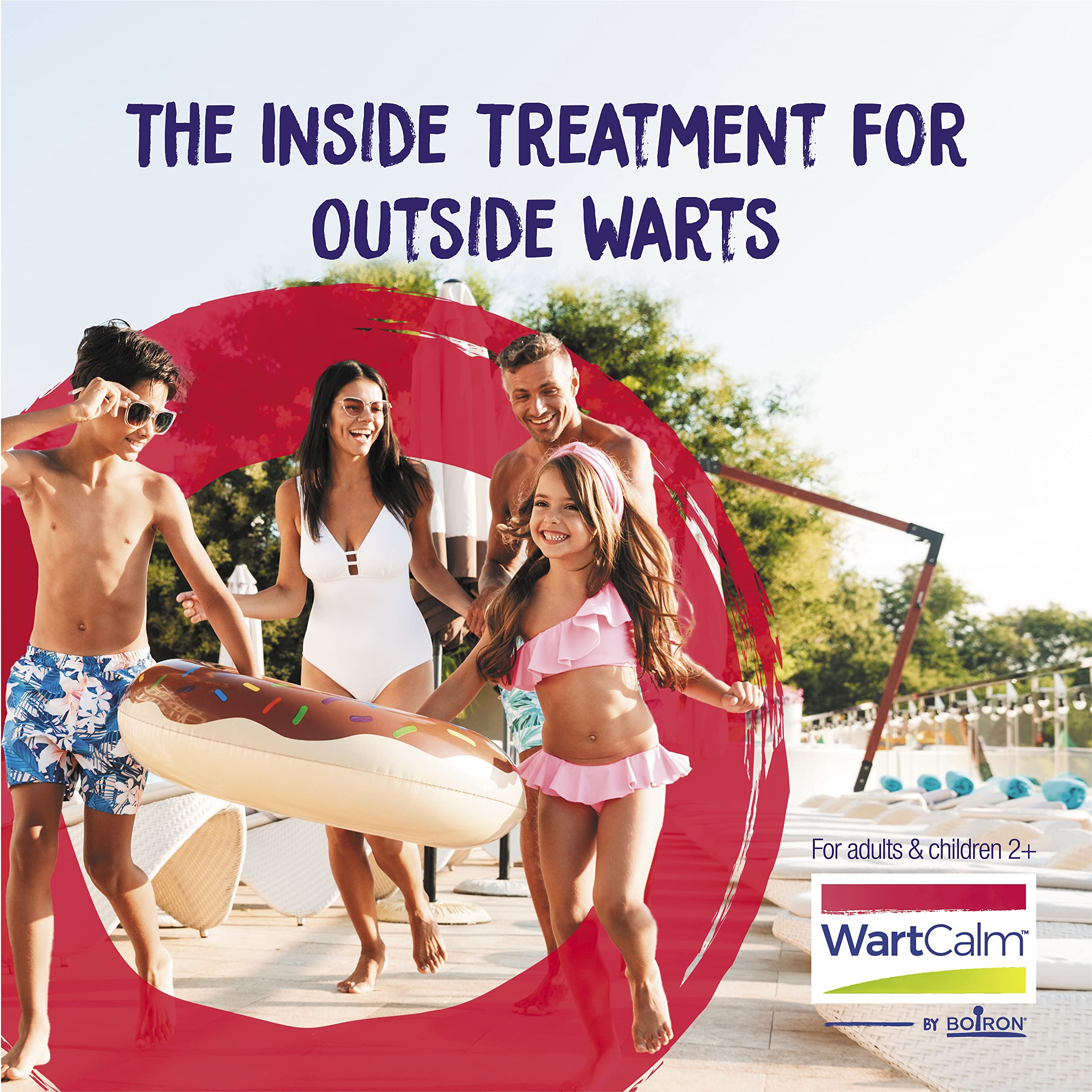 Boiron WartCalm – Painless Wart Removal Tablets (120 Count, 2-Pack)