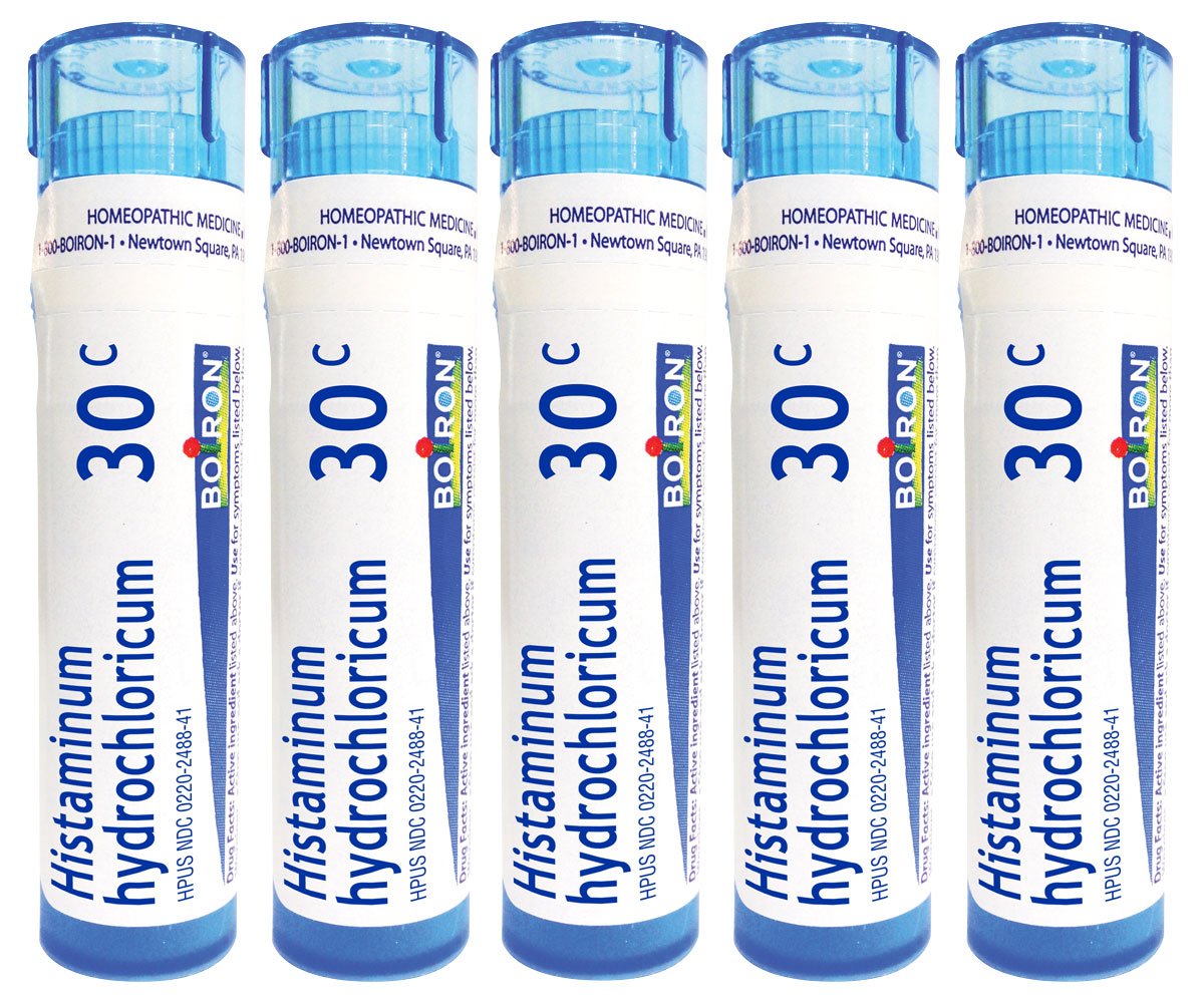 Boiron Histaminum Hydrochloricum 30C – Allergy Relief Homeopathic Medicine (Pack of 5)