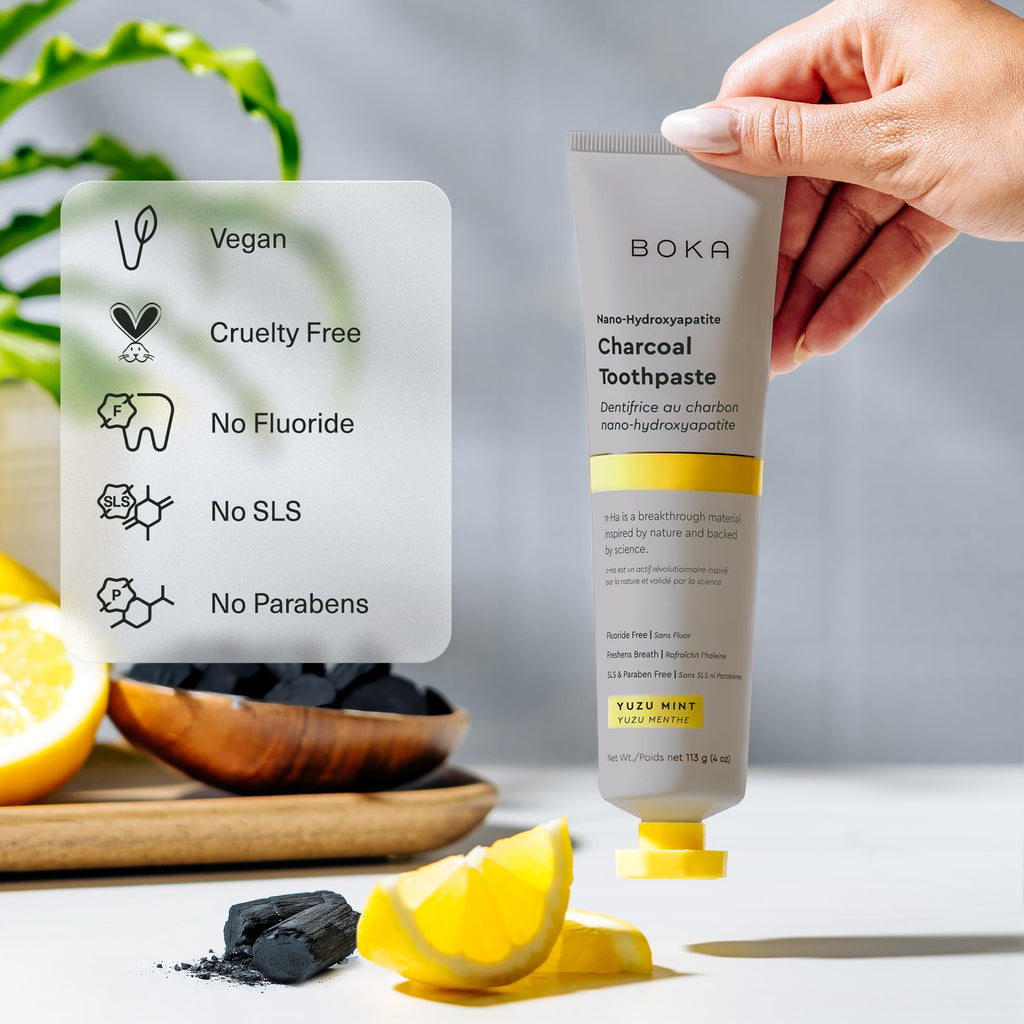 Boka Fluoride-Free Toothpaste | Nano Hydroxyapatite | For Sensitive Teeth