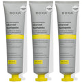 Boka Fluoride Free Toothpaste with Nano-Hydroxyapatite – Charcoal Yuzu Mint, 4 oz 3-Pack