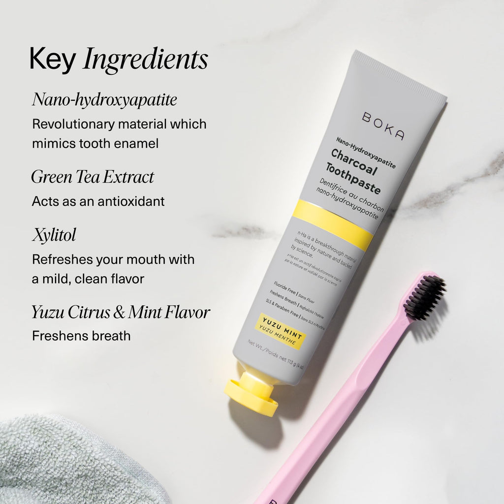 Boka Fluoride-Free Toothpaste | Nano Hydroxyapatite | For Sensitive Teeth