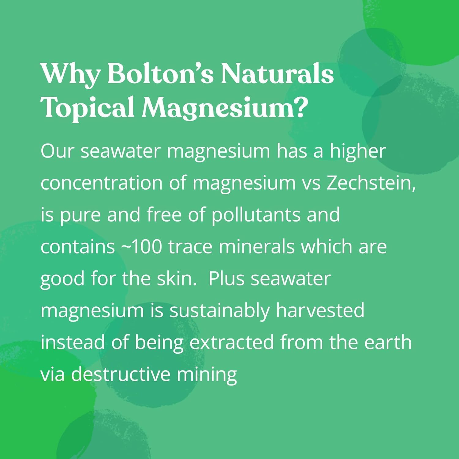 Bolton's Naturals Topical Magnesium Gel with Lavender - 8 oz | Soothing Massage Gel