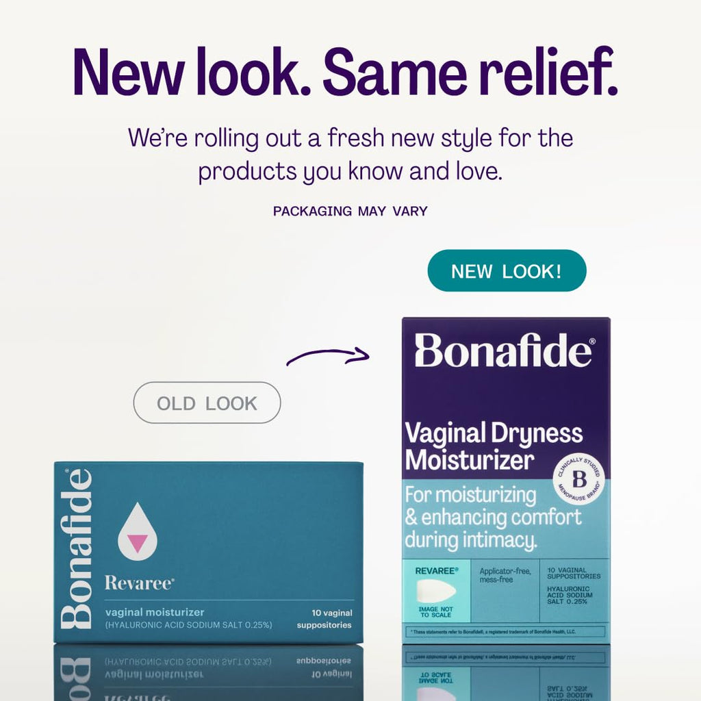 Bonafide Revaree with Hyaluronic Acid – Non-Hormonal Vaginal Moisturizer, 3-Month Supply