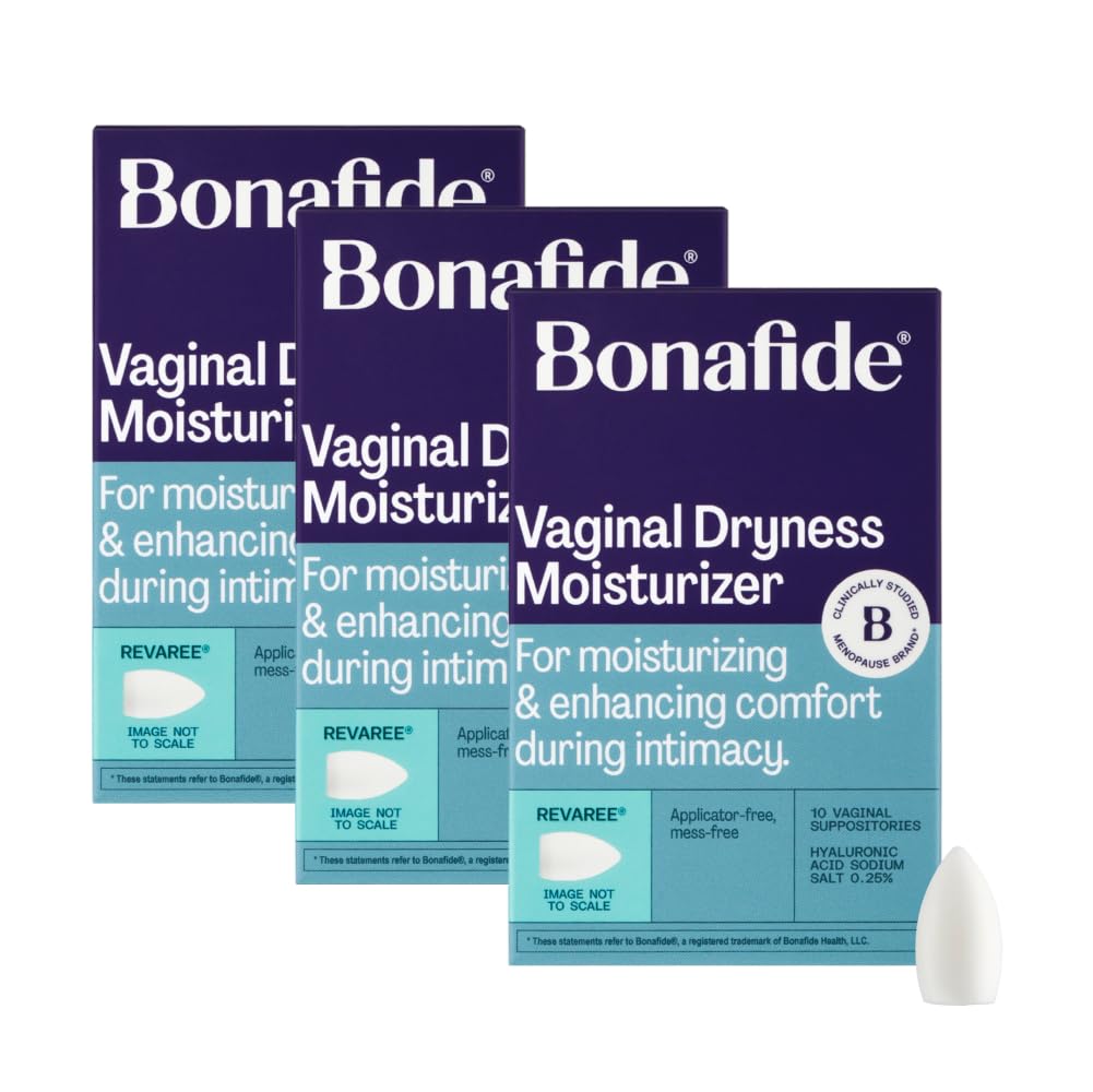 Bonafide Revaree with Hyaluronic Acid – Non-Hormonal Vaginal Moisturizer, 3-Month Supply