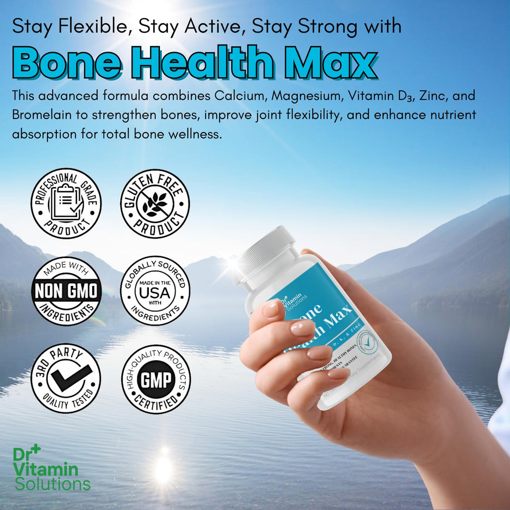 DR Vitamin Solutions Bone Health Max - Calcium, Magnesium & Vitamin D3