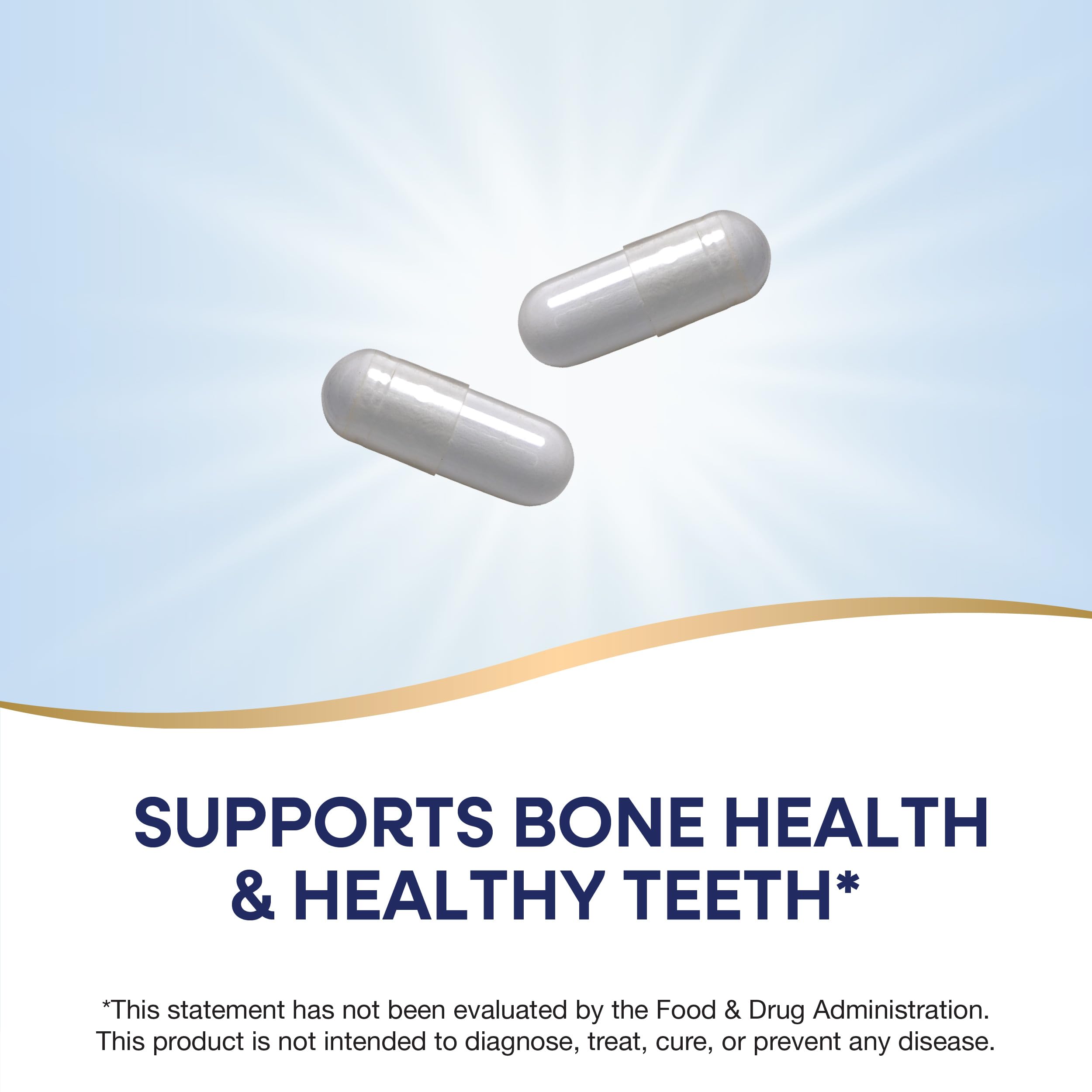 Nature's Way Calcium Citrate 500 mg - 2-Capsule Serving, 250 Capsules | Bone Health & Muscle Function