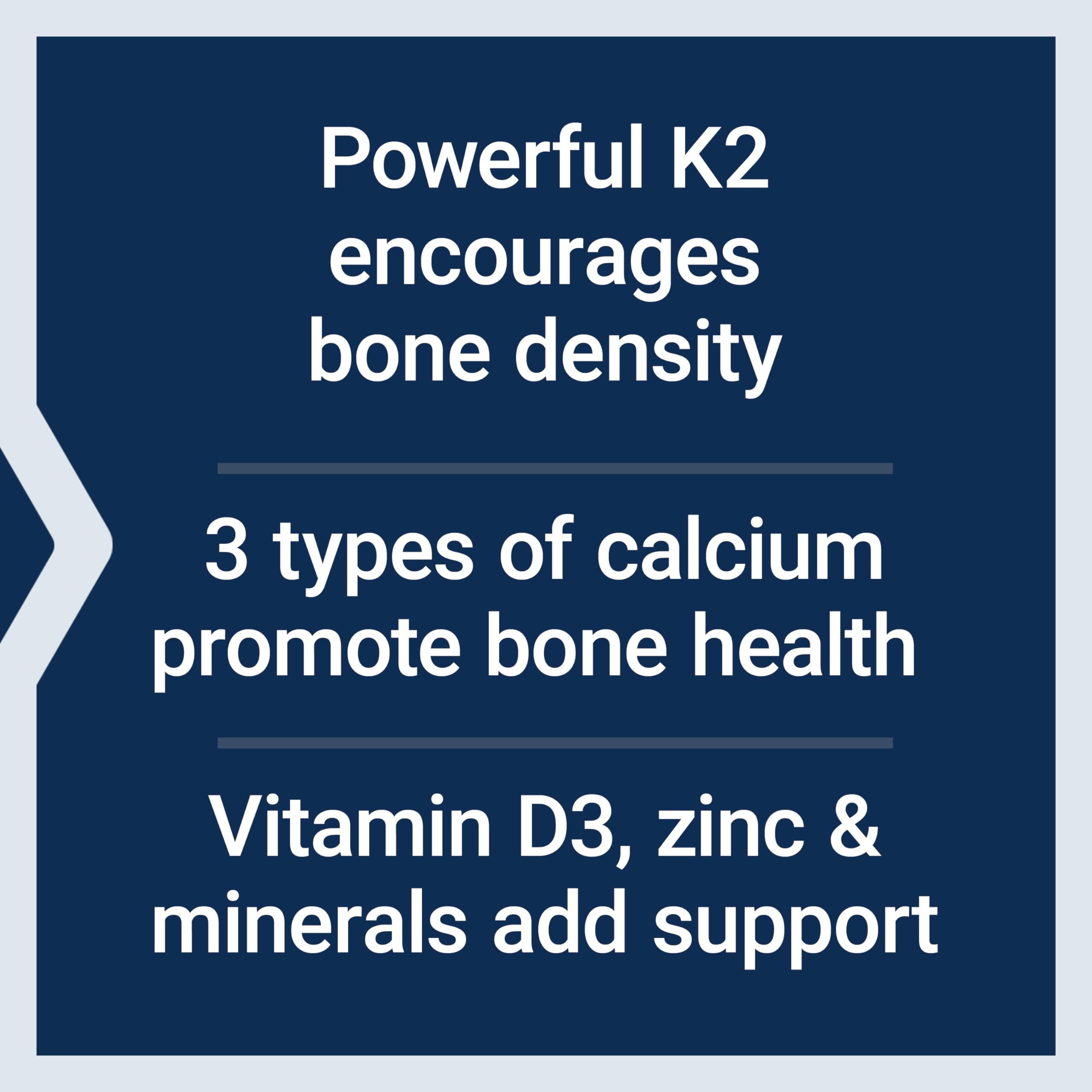 Bone Restore Elite Calcium with K2 - Life Extension | Gluten-Free & Non-GMO | 120 Capsules