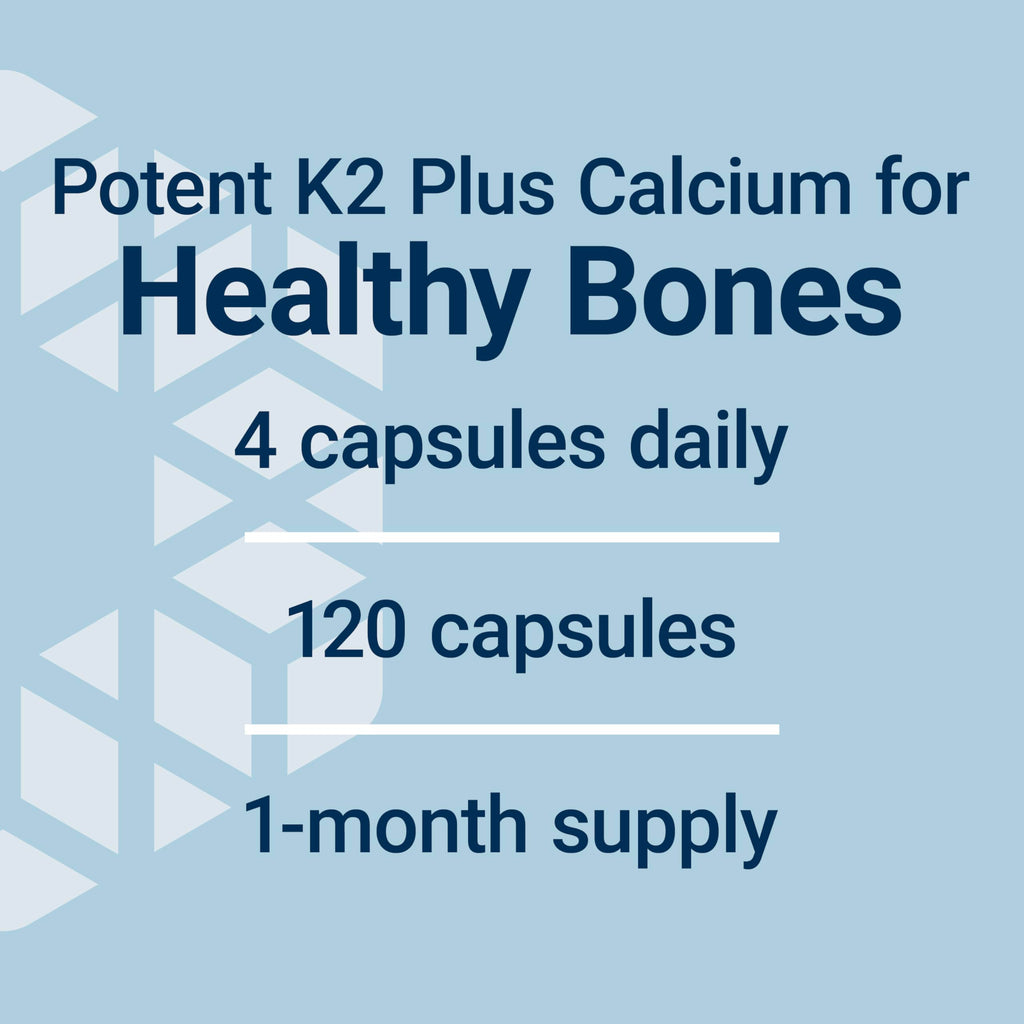 Bone Restore Elite Calcium with K2 - Life Extension | Gluten-Free & Non-GMO | 120 Capsules