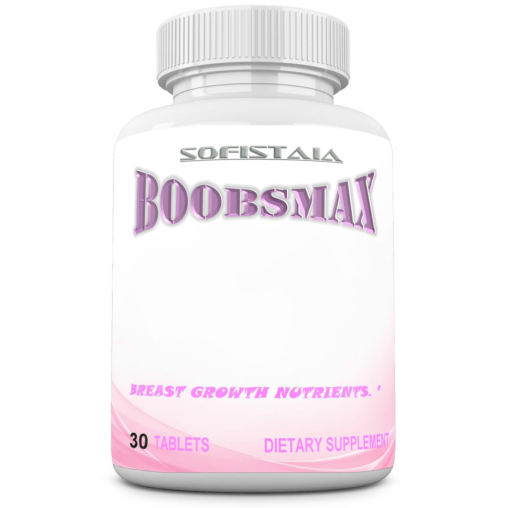 BOOBSMAX Natural Bust Enhancement – Breast Growth Pills (30 Tablets)