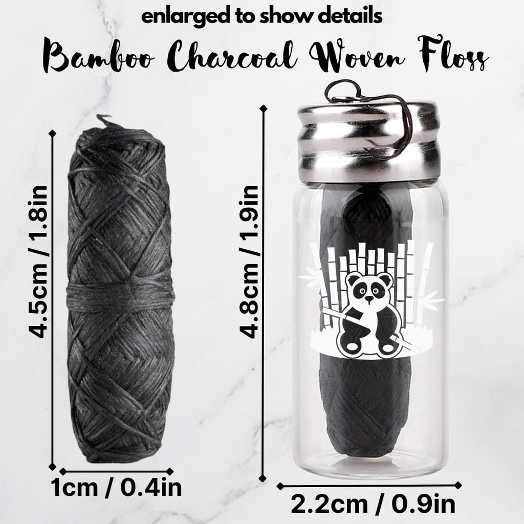 BOONBOO Dental Floss | Bamboo Charcoal Woven Thread - Strawberry