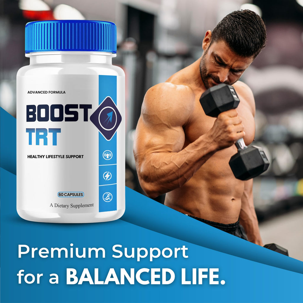 Original Boost TRT Advanced Pills Capsule – Premium Formula | BoostTRT 60 Capsules x5 Pack