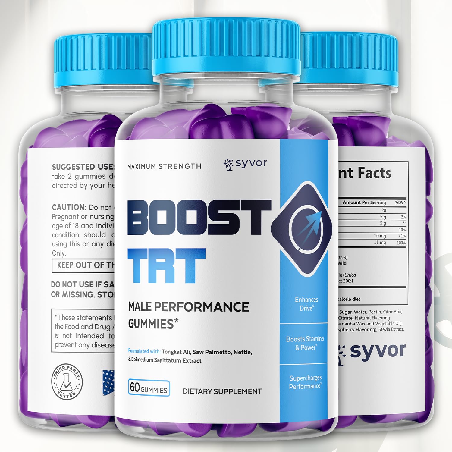 Boost TRT Gummies for Men – Official BoostTRT Gummy Supplement (60 Gummies)
