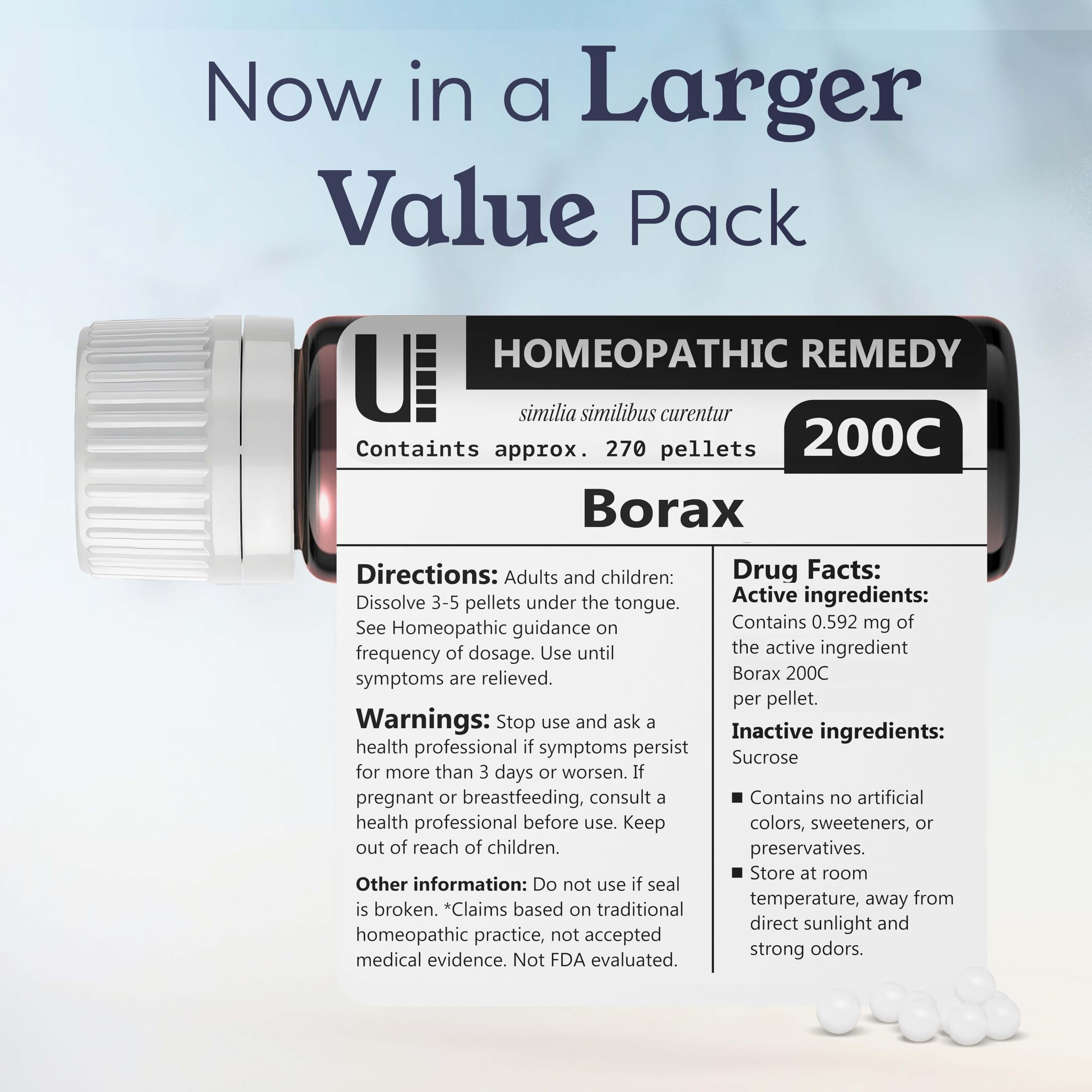 Borax 200C Homeopathic Remedy, Urenus