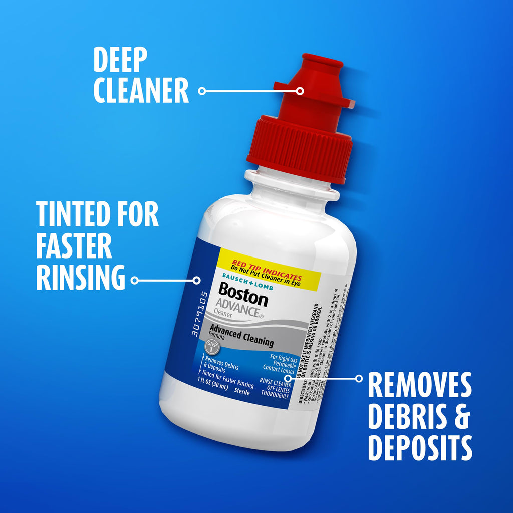 Boston Advance Cleaner 1oz – RGP Lens Cleaning Solution | Bausch + Lomb