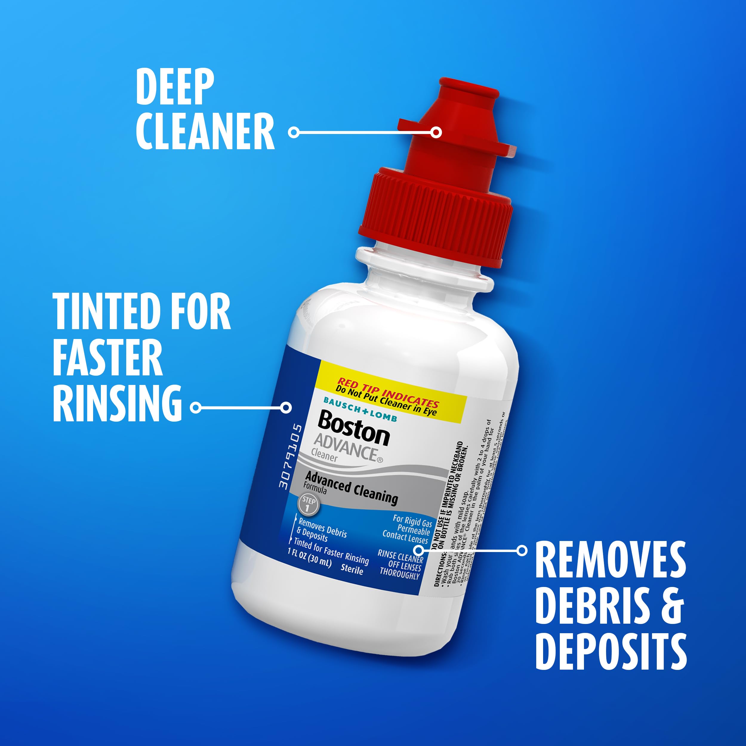 Boston Advance Cleaner 1oz – RGP Lens Cleaning Solution | Bausch + Lomb