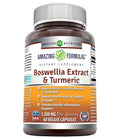 Boswellia & Turmeric 1200mg Veggie Capsules - Amazing Formulas