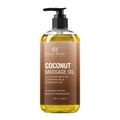 Botanic Hearth Coconut Massage Oil - Ultra Glide Formula | All Skin Types | 8 Fl Oz
