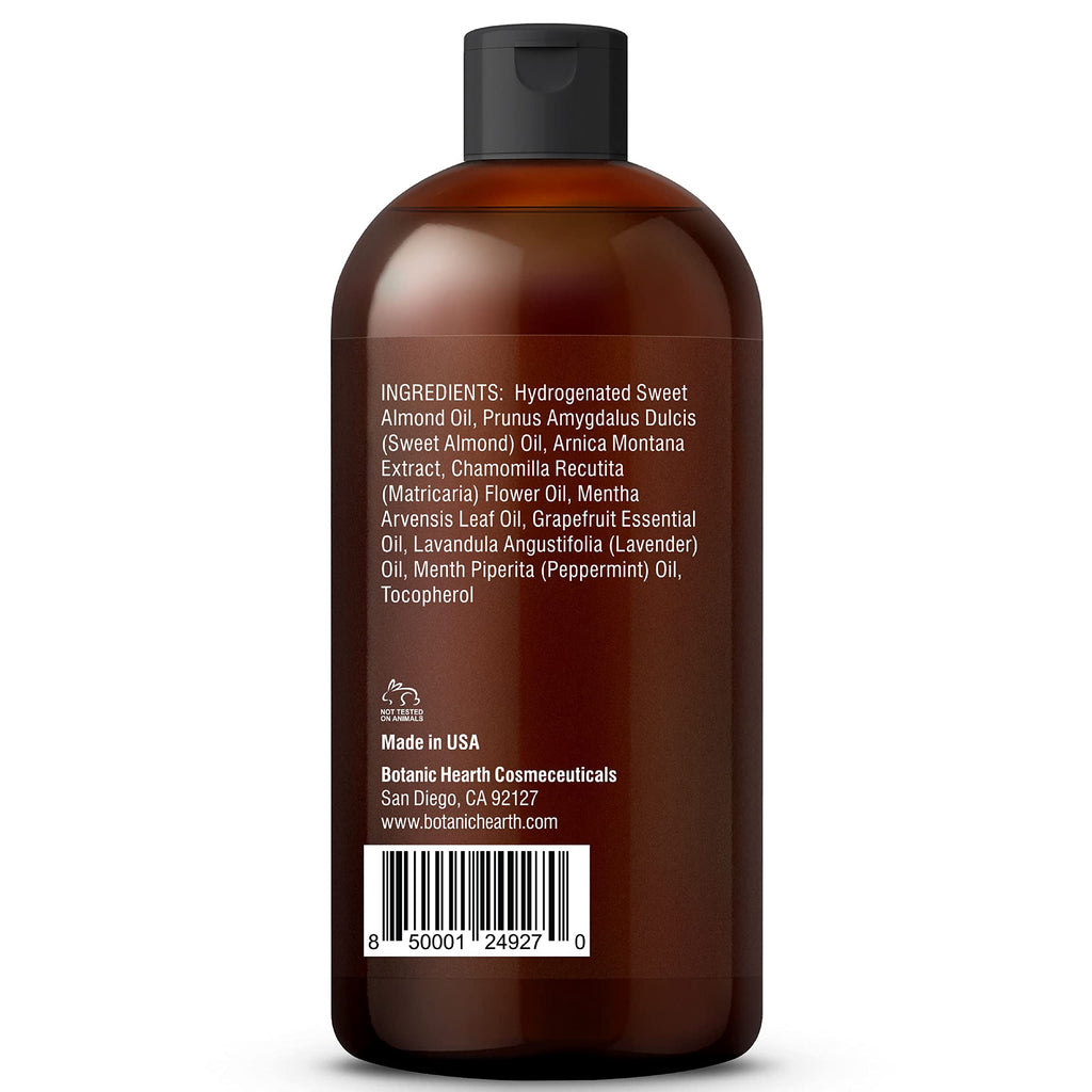 Botanic Hearth Sore Muscle Massage Oil with Arnica Montana Extract - 8 oz