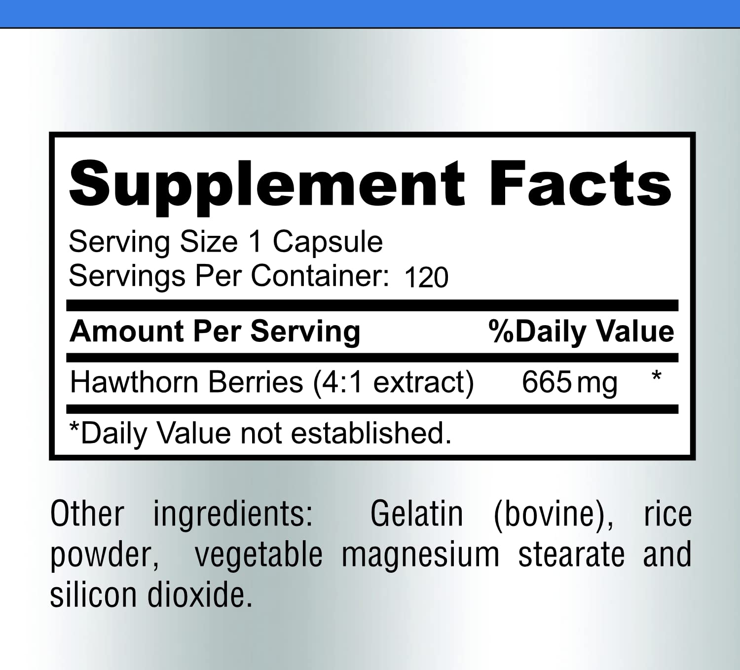 YUMMYVITE Hawthorn Berry 4:1 Extract (120 Caps) – Immune Support