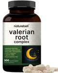 NatureBell Valerian Root for Sleep – 300 Veggie Capsules, Melatonin Free