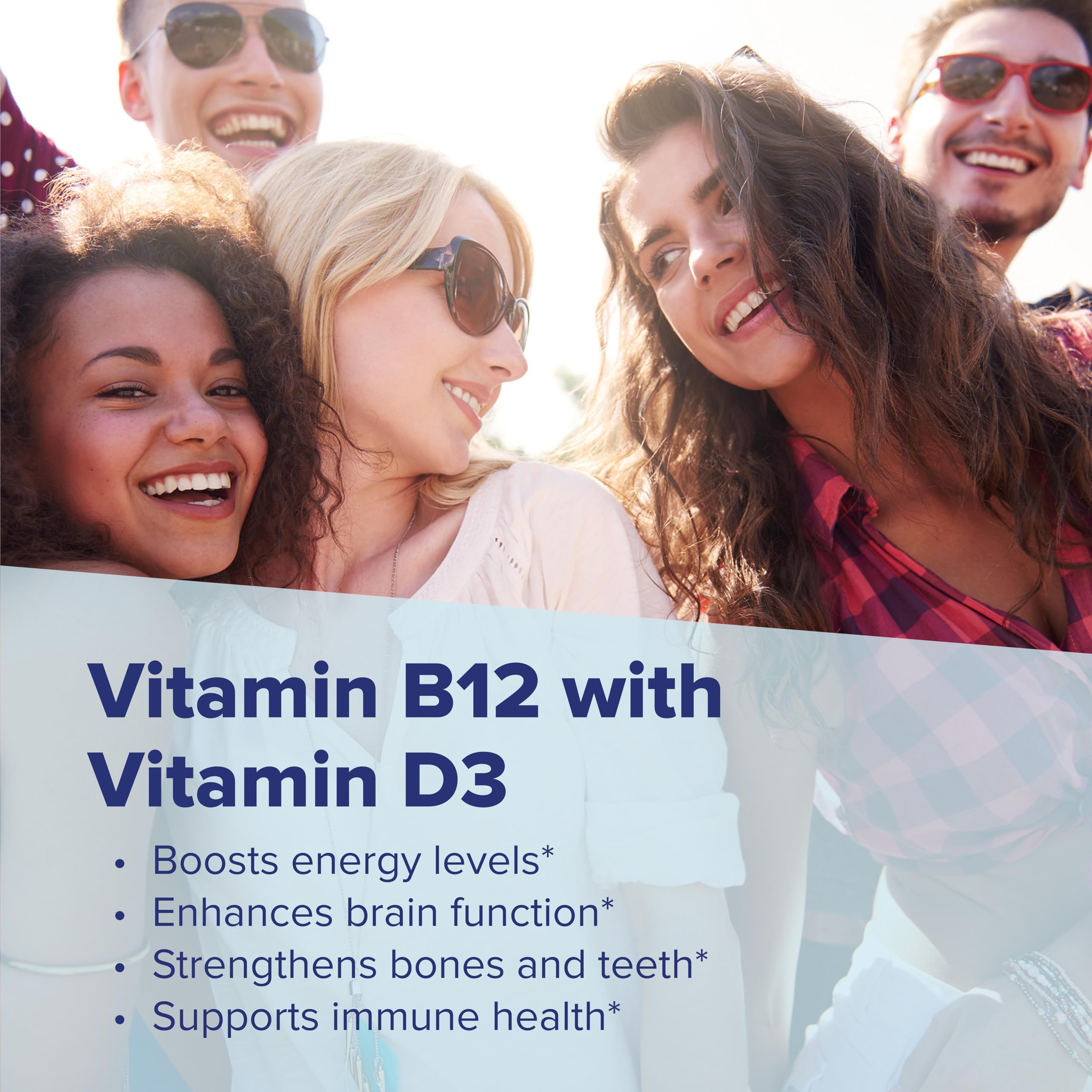 Superior Source NO SHOT Methylcobalamin B-12 5,000 mcg + D3 5,000 IU – Energy & Heart Health