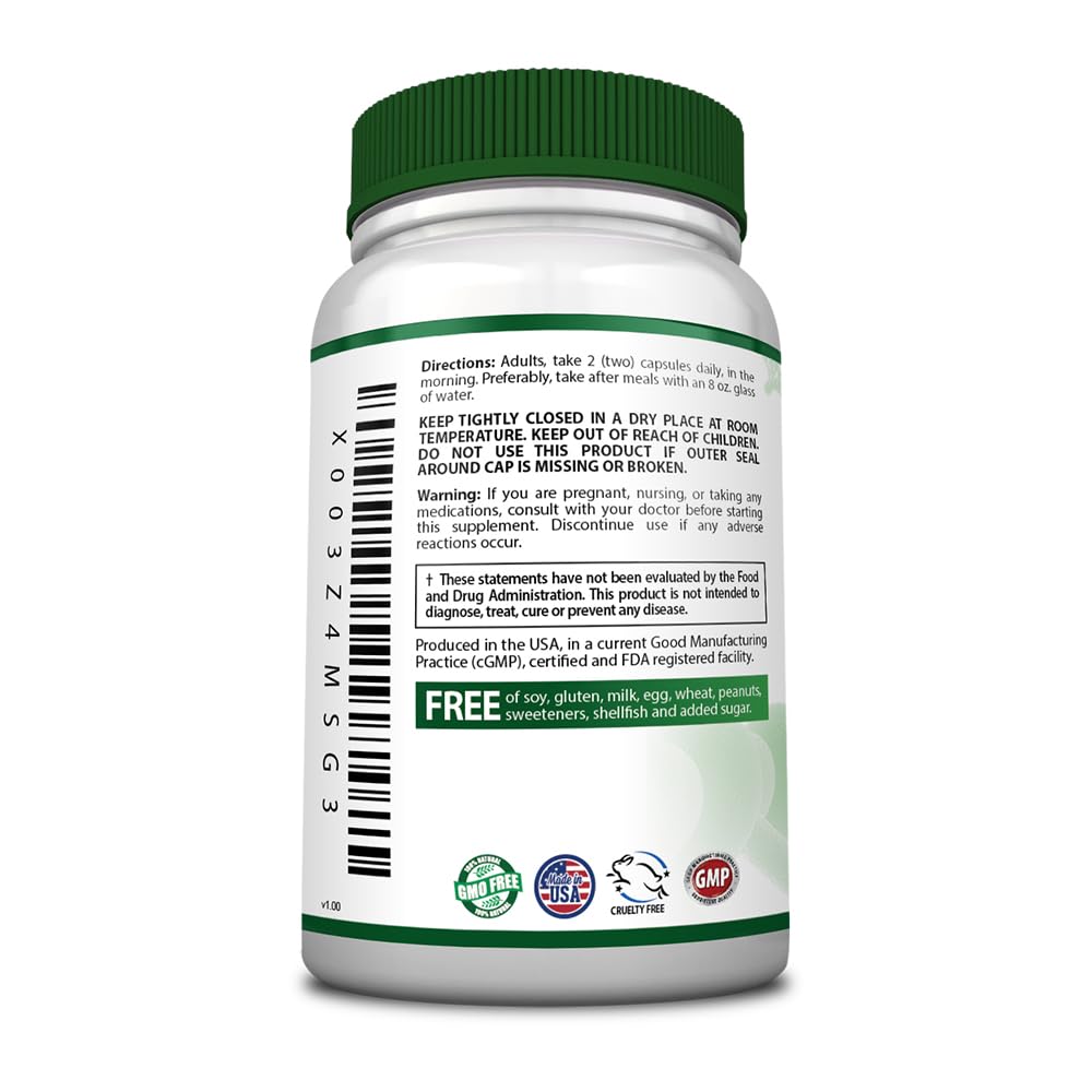 Bowel Calm: Ginger, Turmeric, Boswellia, BioPerine - One Month Supply - Non-GMO