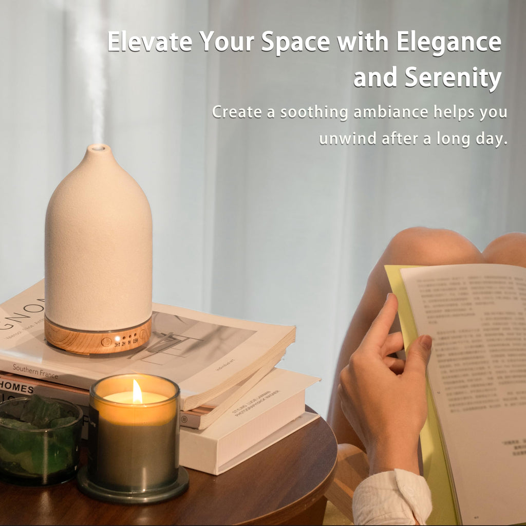 BOXING Essential Oil Diffuser - 3-in-1 Aromatherapy, 7 Night Light Colors, 100ml, Auto Shut-Off