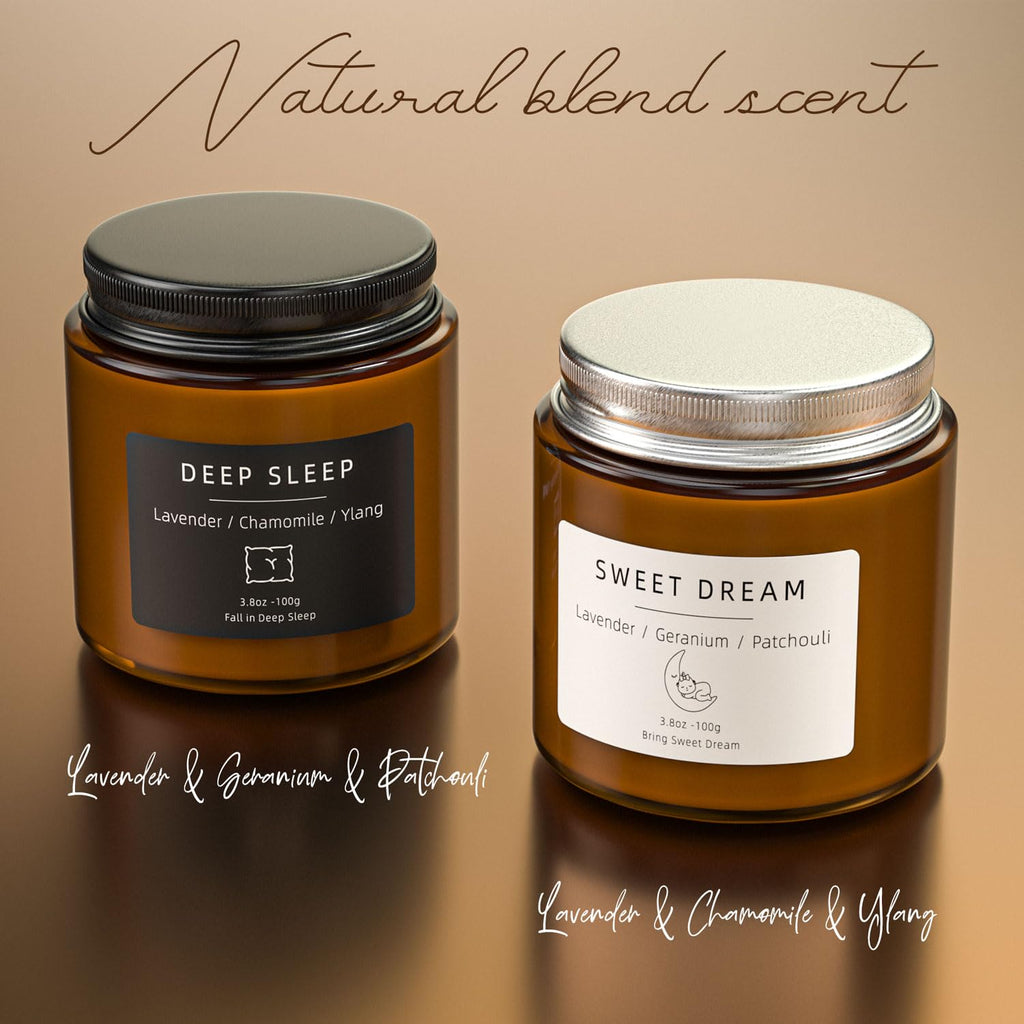 BOYUJK Scented Candles – Sleep & Stress Relief Candle Set | Gifts for Women & Men