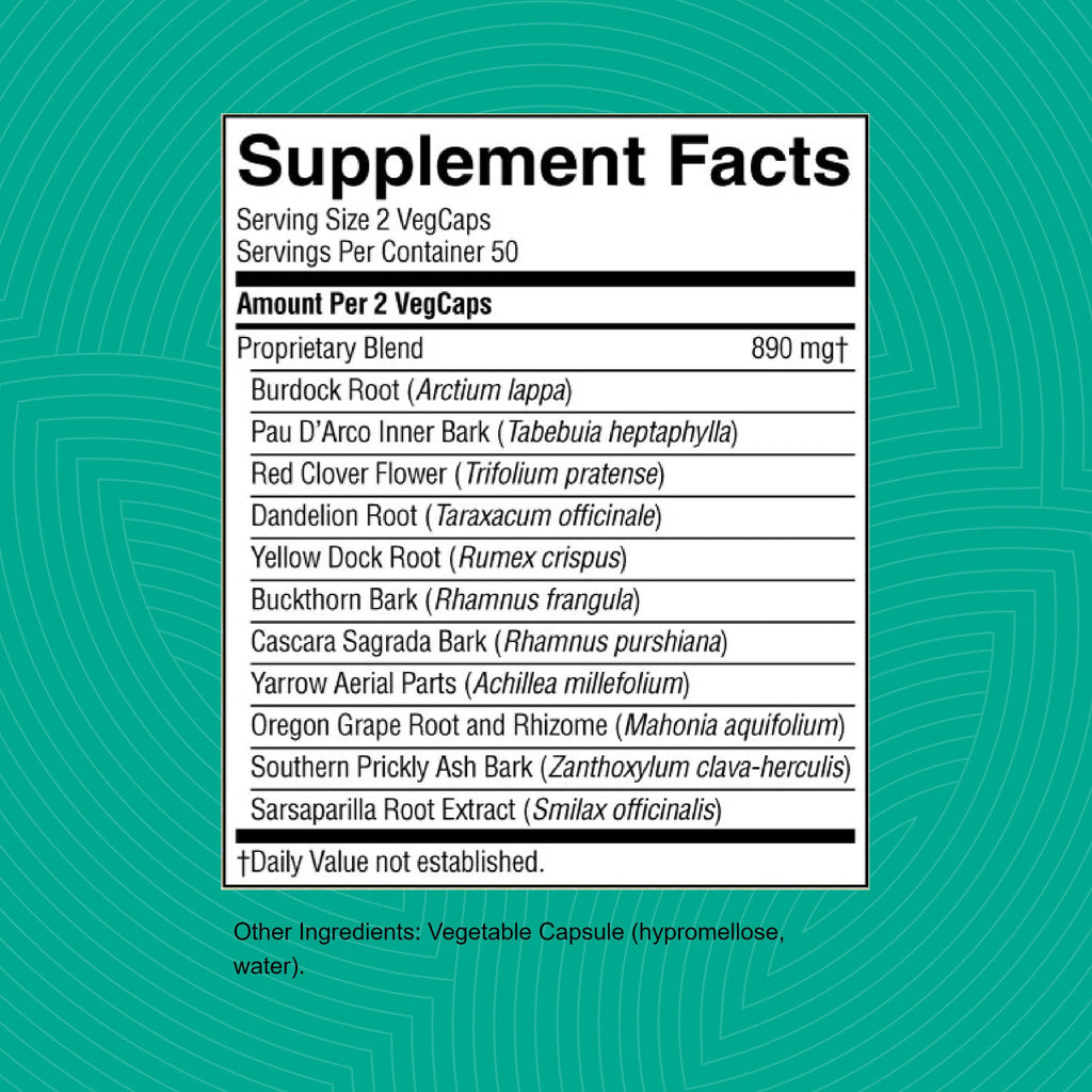 Nature's Sunshine BP-X 100 Capsules - Digestive, Intestinal & Hepatic Support