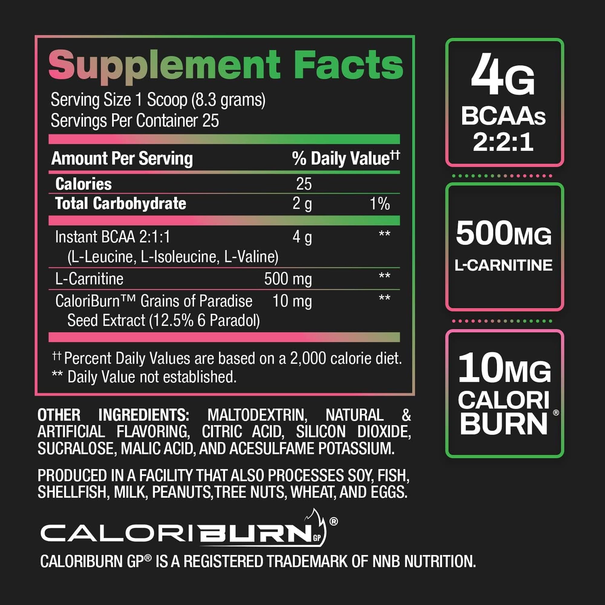 BPI Sports Best BCAA Shredded – Caffeine Free Thermogenic BCAA Powder (Watermelon ICE)