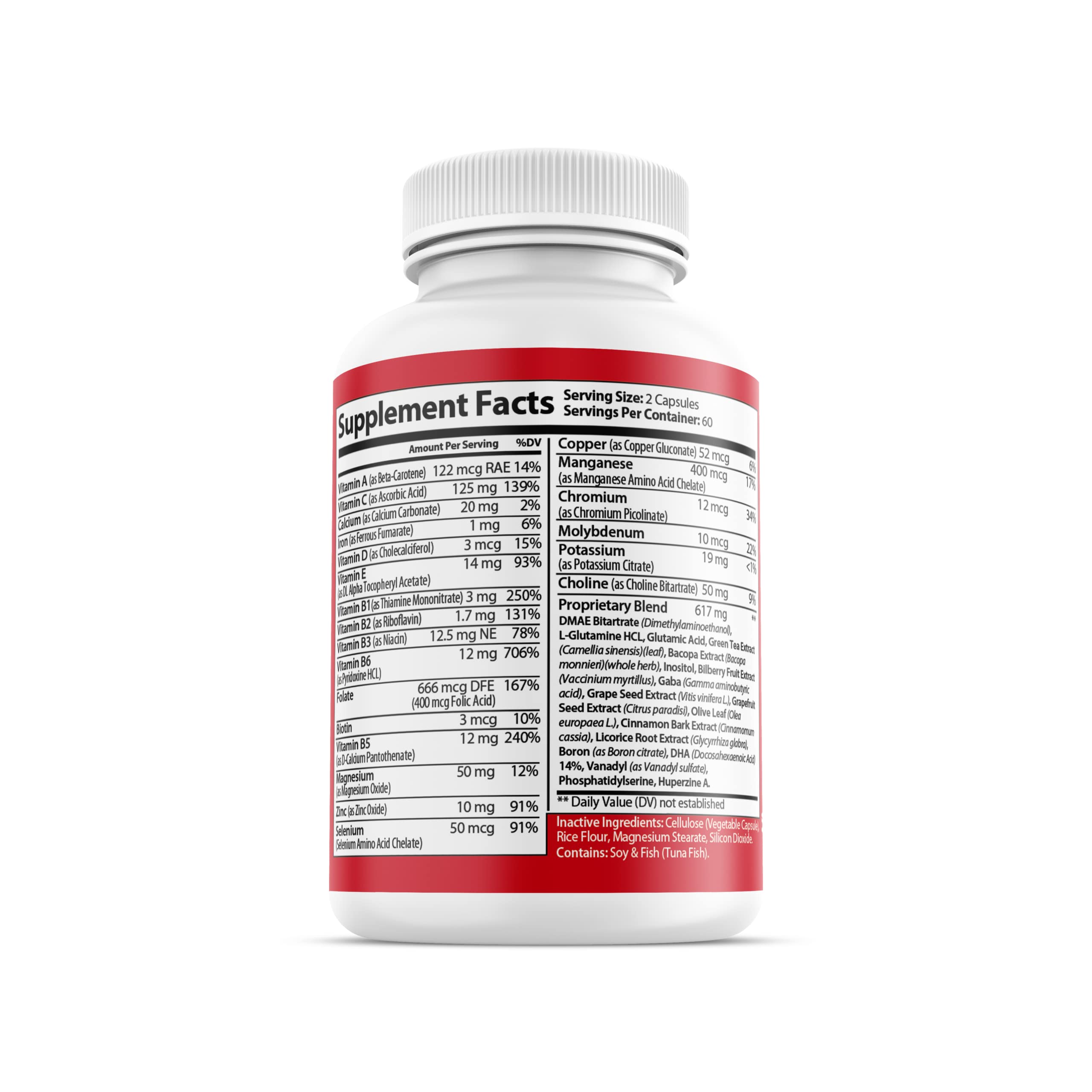 Warped Wellness Brain Goddess – Female Brain & Memory Support Supplement