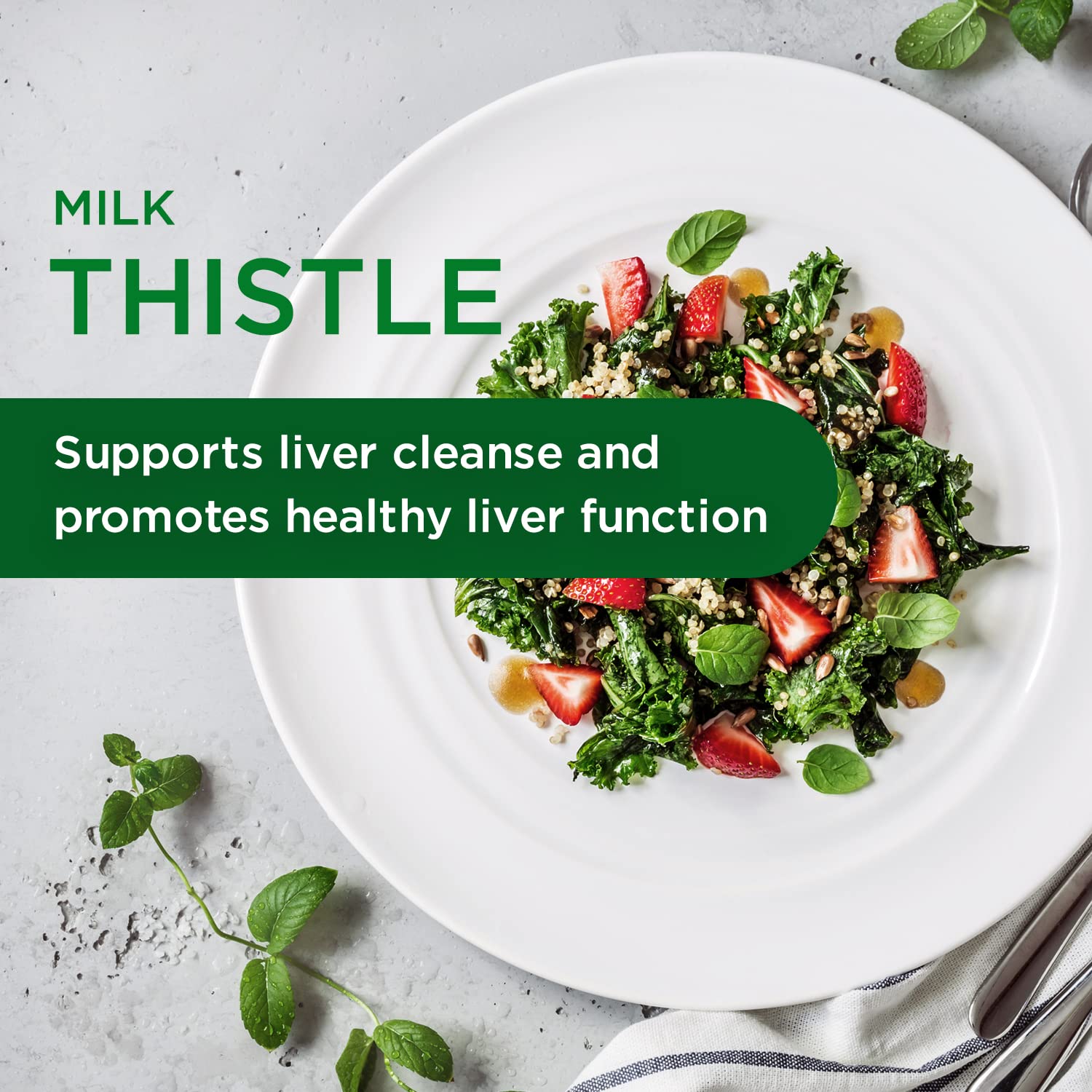 Emerald Labs European Milk Thistle – Organic Liver Health & Energy (60 Veg Capsules)