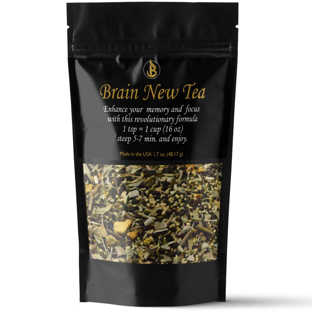 Brain New Tea | Mental Clarity, Focus & Memory Nootropic Tea