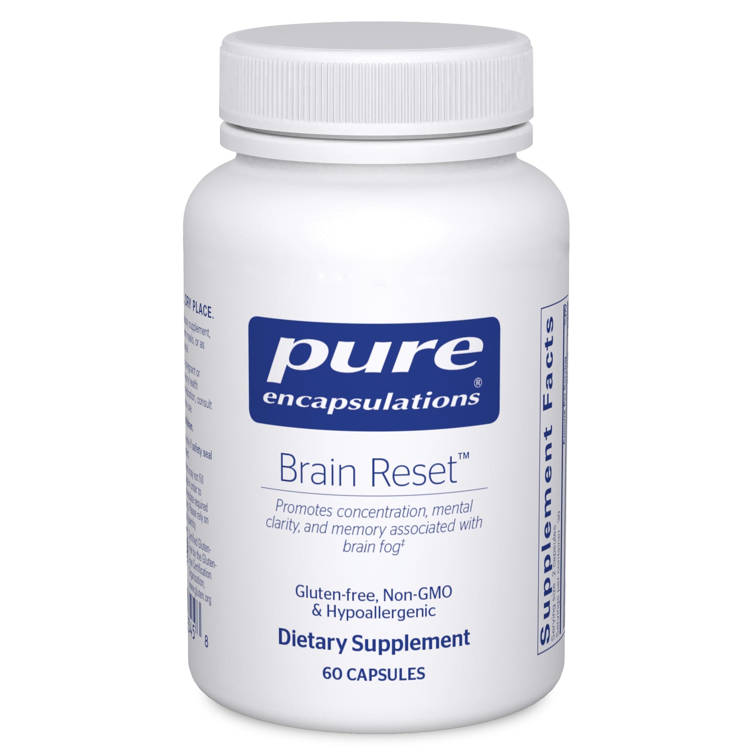 Pure Encapsulations Brain Reset — Supports Concentration, Clarity & Memory | 60 Capsules