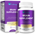 Brain Supplements for Memory and Focus - 11-in-1 NAC, B12, L-Theanine, Bacopa Monnieri | Vegan 30 Caps