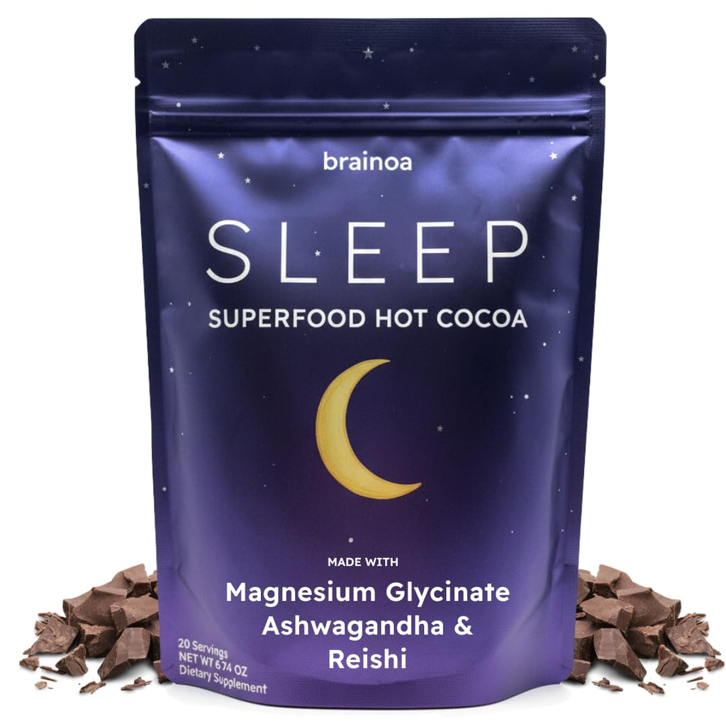 Brainoa Sleep Cocoa for Chocolate Lovers – No Melatonin, No Added Sugar