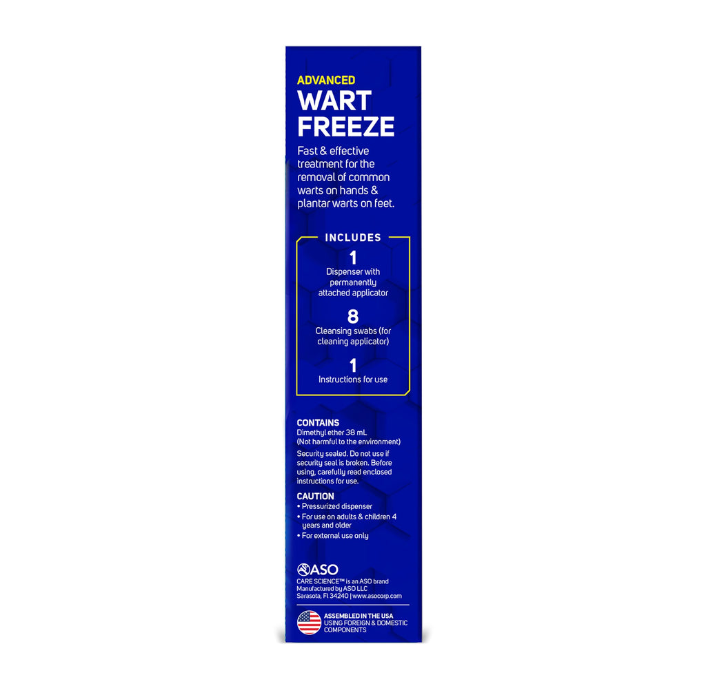 Care Science Wart Remover Freeze — 8 Applications | 1-Step Wart Removal for Common Warts (Hands, Elbows, Knees, Feet) | brand
