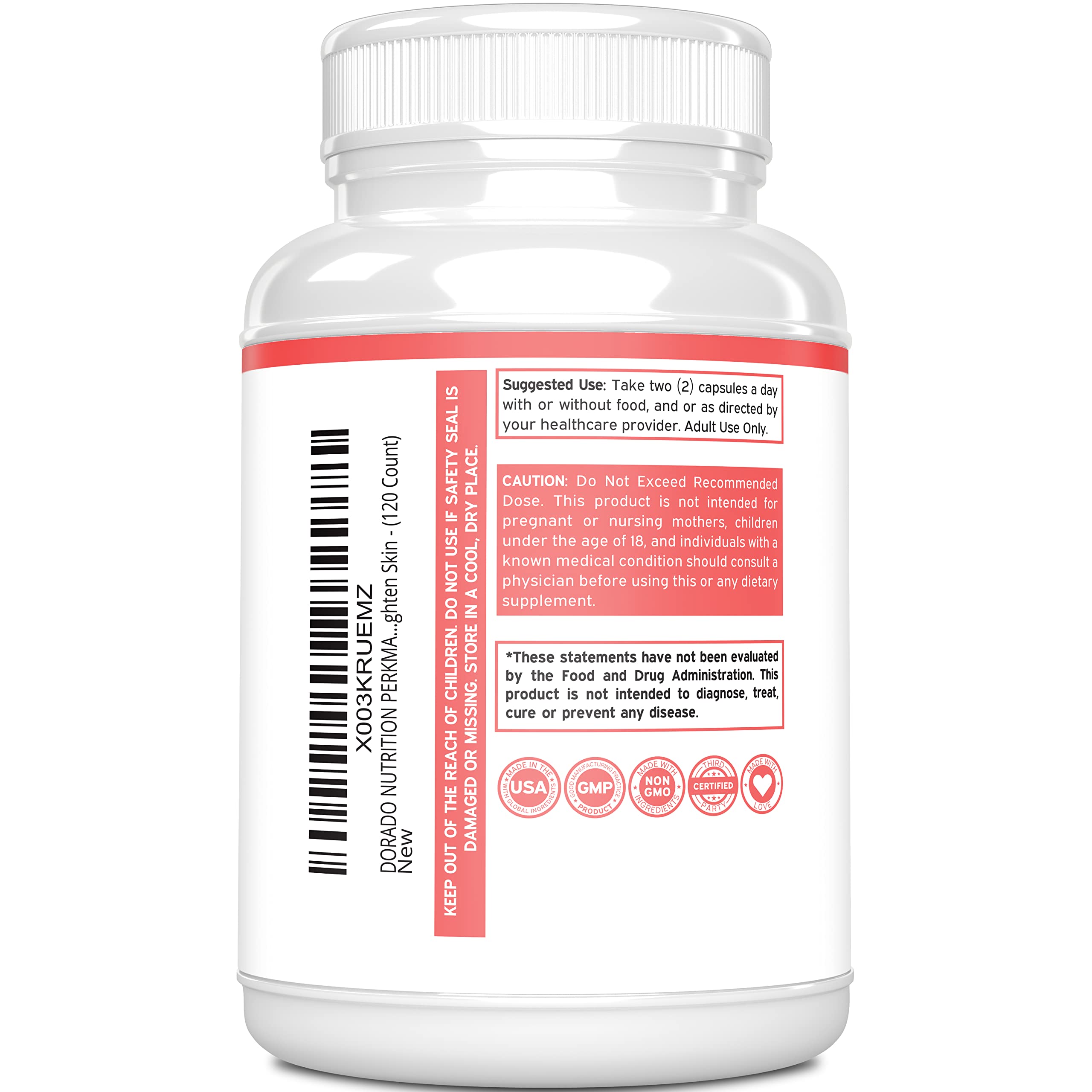 Breast Support Pills for Women - 120 Count | Fenugreek, Saw Palmetto, & More | USA Made