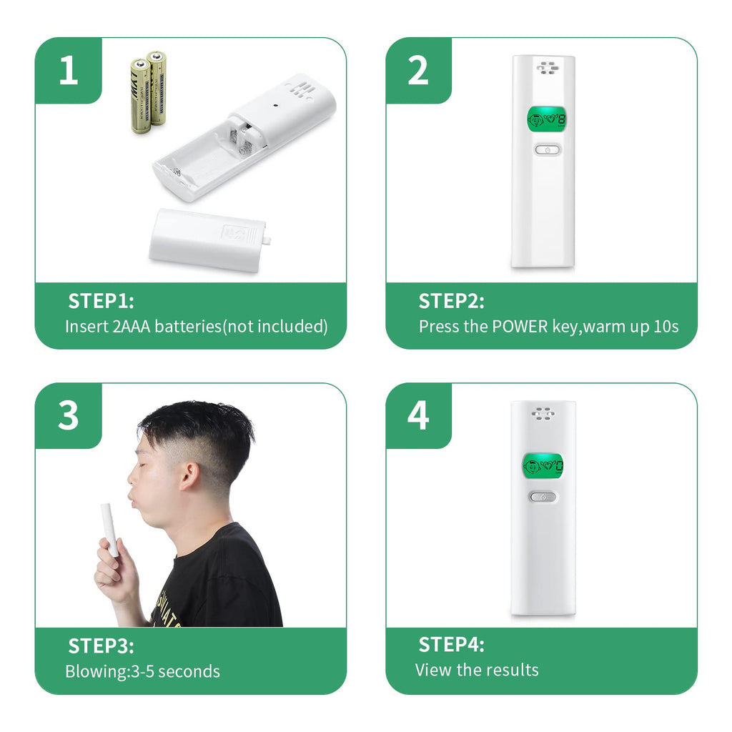 Professional Bad Breath Tester - Portable Odor Detector & Breath Smell Analyzer