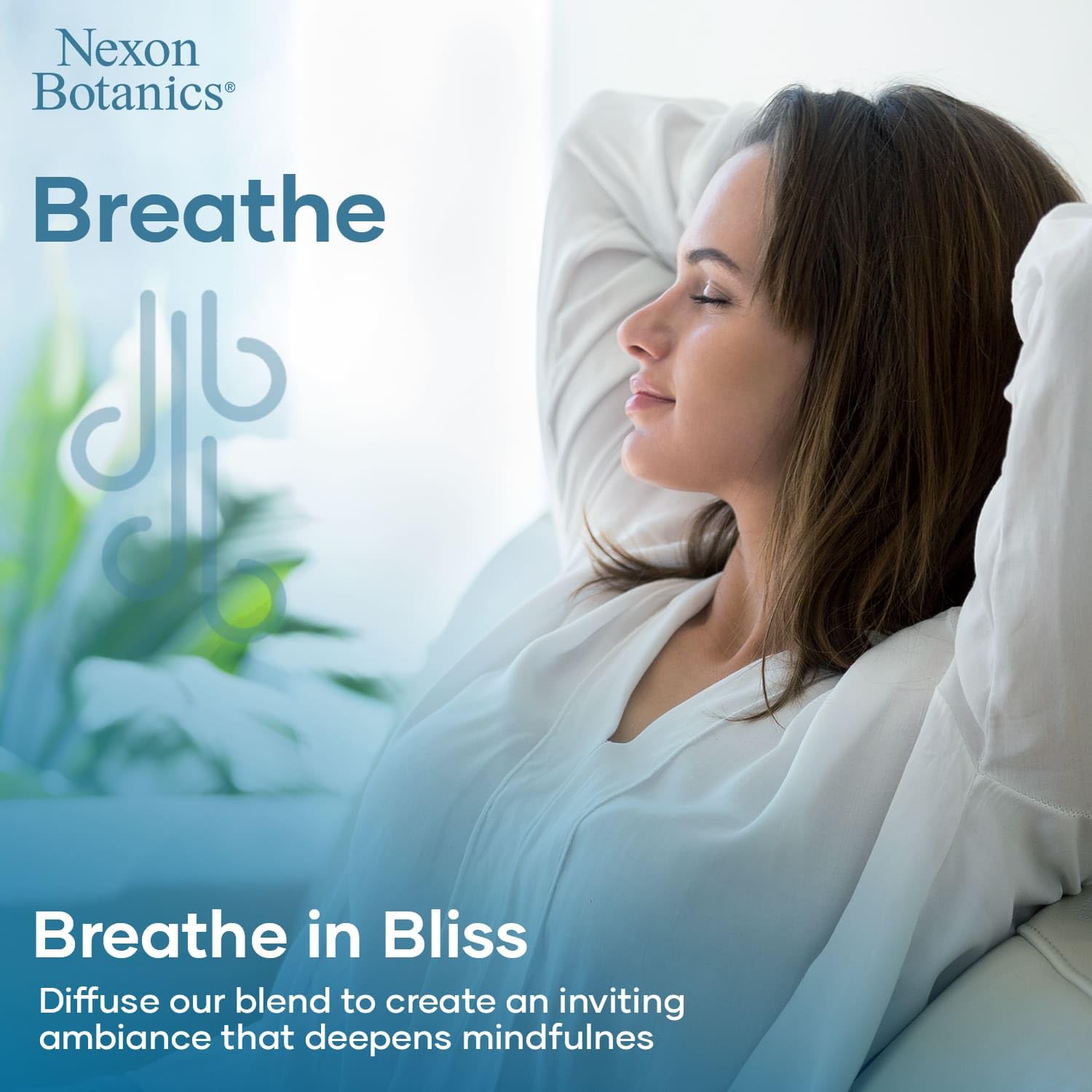 Breathe Essential Oil Blend 60 ml – Sinus Relief with Menthol | Nexon Botanics