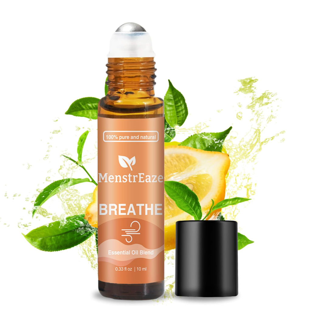 Breathe Essential Oil Roll-On Blend | Therapeutic-Grade, Clear Breathing & Energy Boost (10ml)