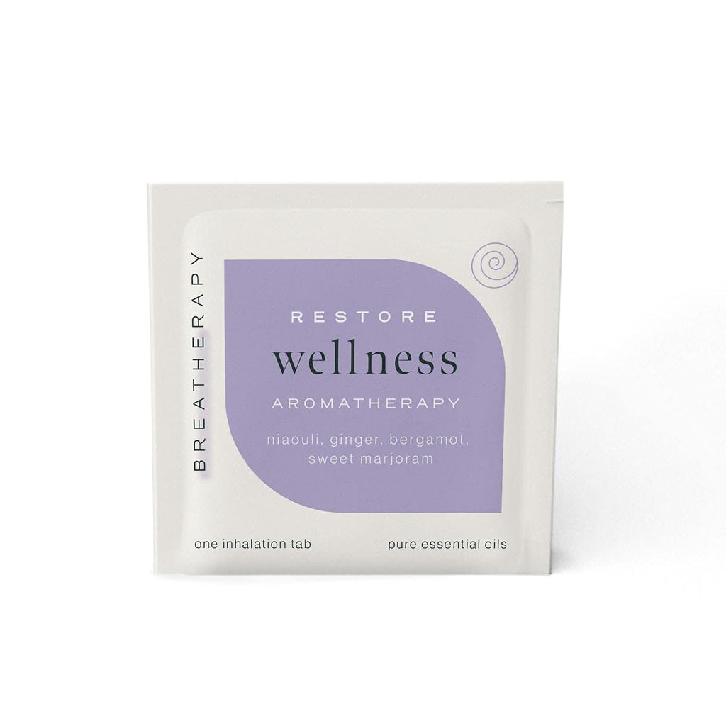 Breatherapy Aromatherapy Wellness Patches - Niaouli & Ginger Essential Oils for Immune Wellness - 8-Pack