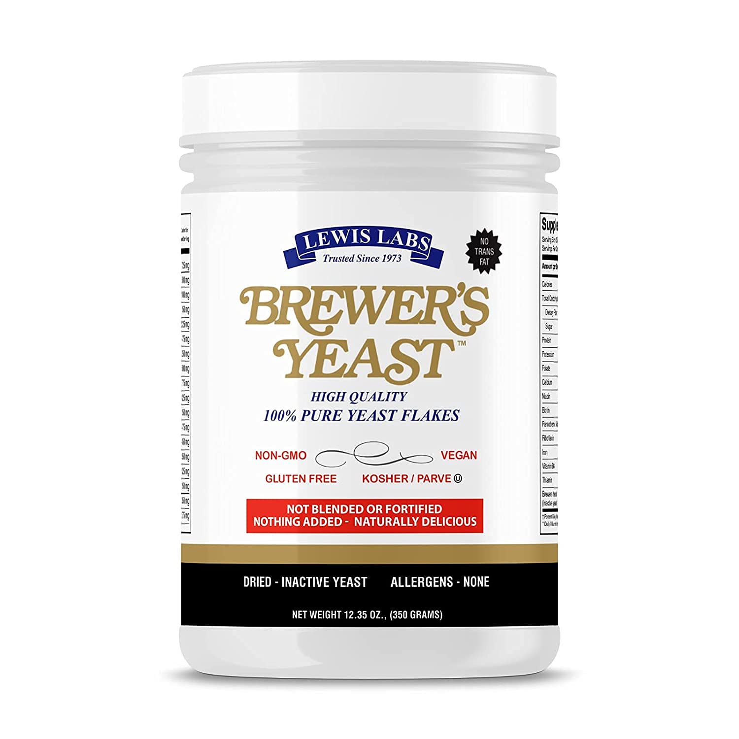 Brewer's Yeast Flakes for Lactation – Unsweetened, Gluten Free, Kosher | 1 Pack