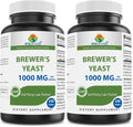 Brieofood Brewers Yeast 1000 mg – 240 Tablets (Pack of 2) – Lab Tested
